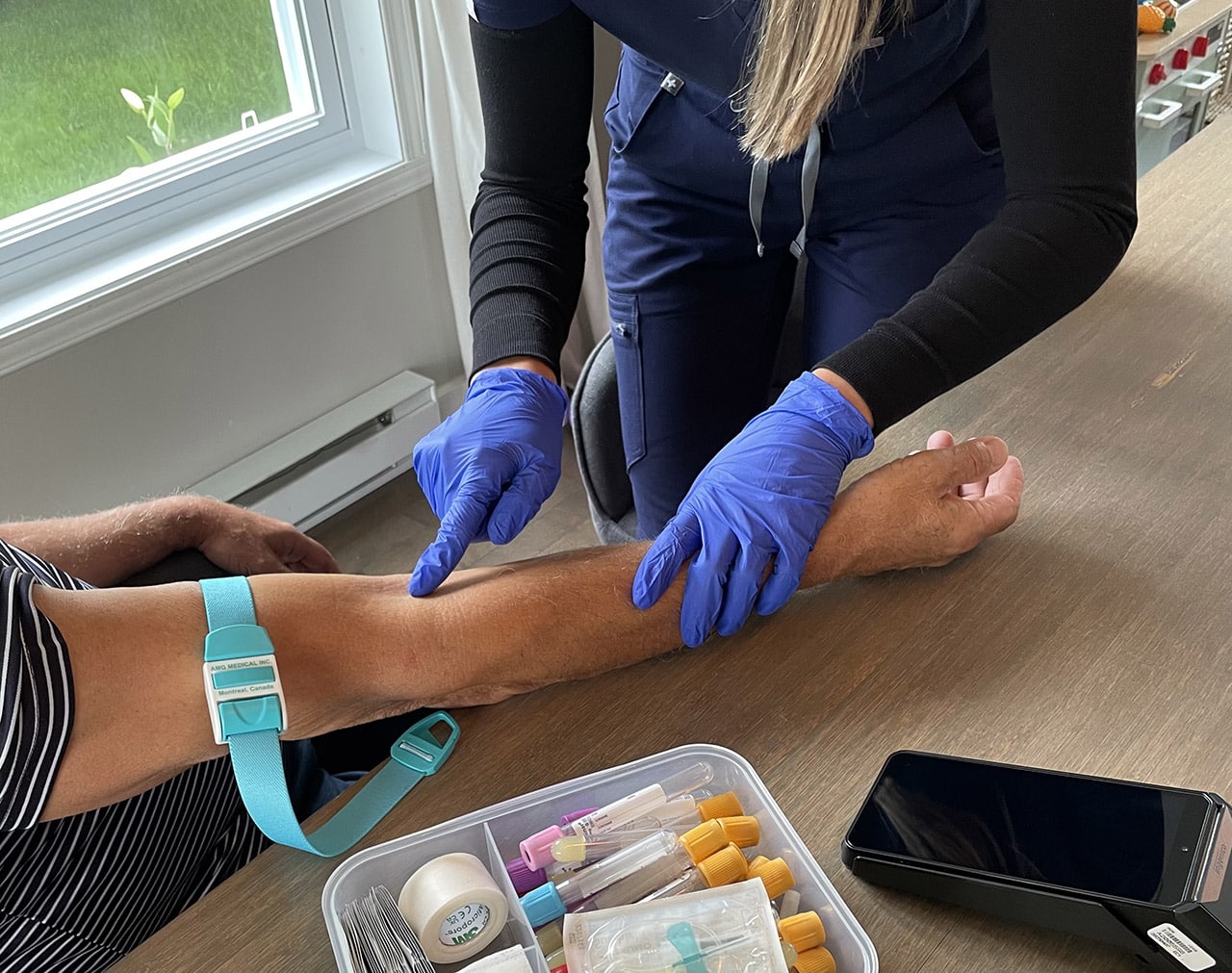 Prise de sang à domicile à Saint-Jean-sur-Richelieu