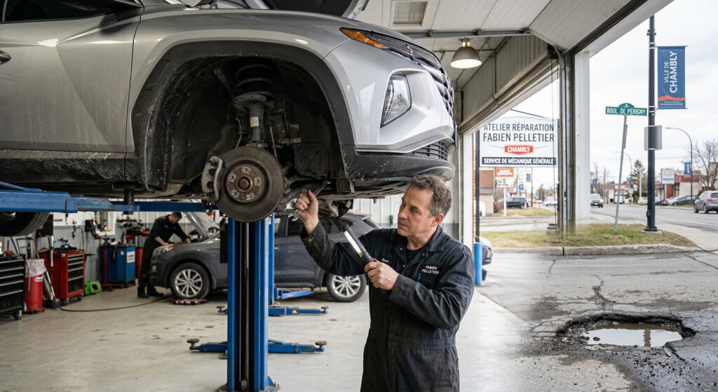 suspension nids de poule chambly prevenir reparer