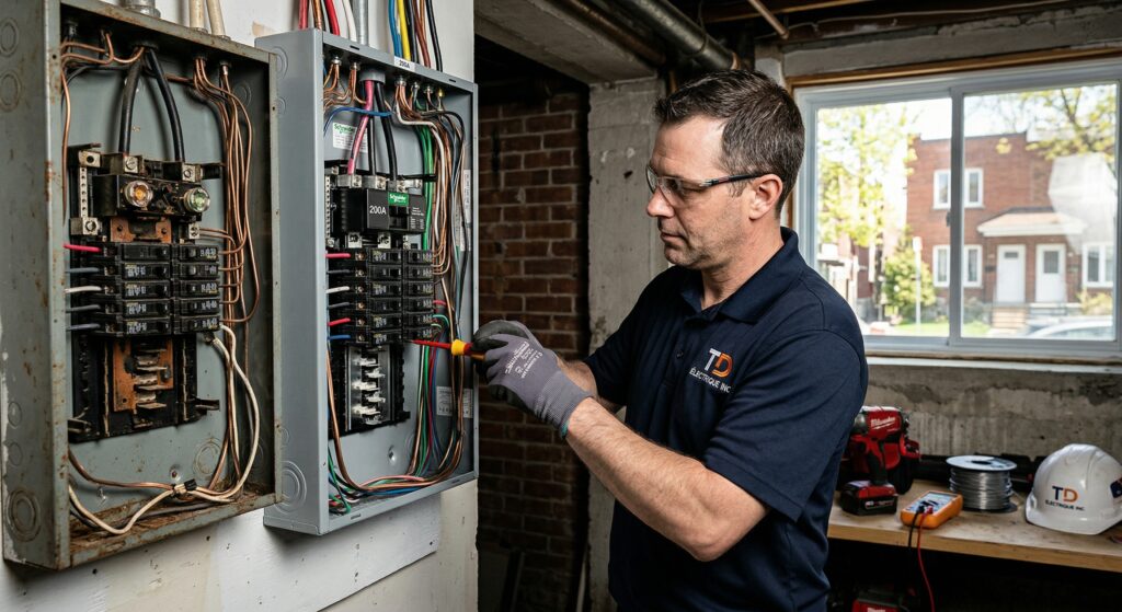 urgence mise aux normes panneau electrique montreal