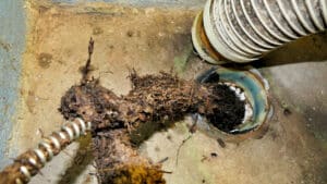 Racines dans le Drain Français : Déboucher et Restaurer Sans Excavation
